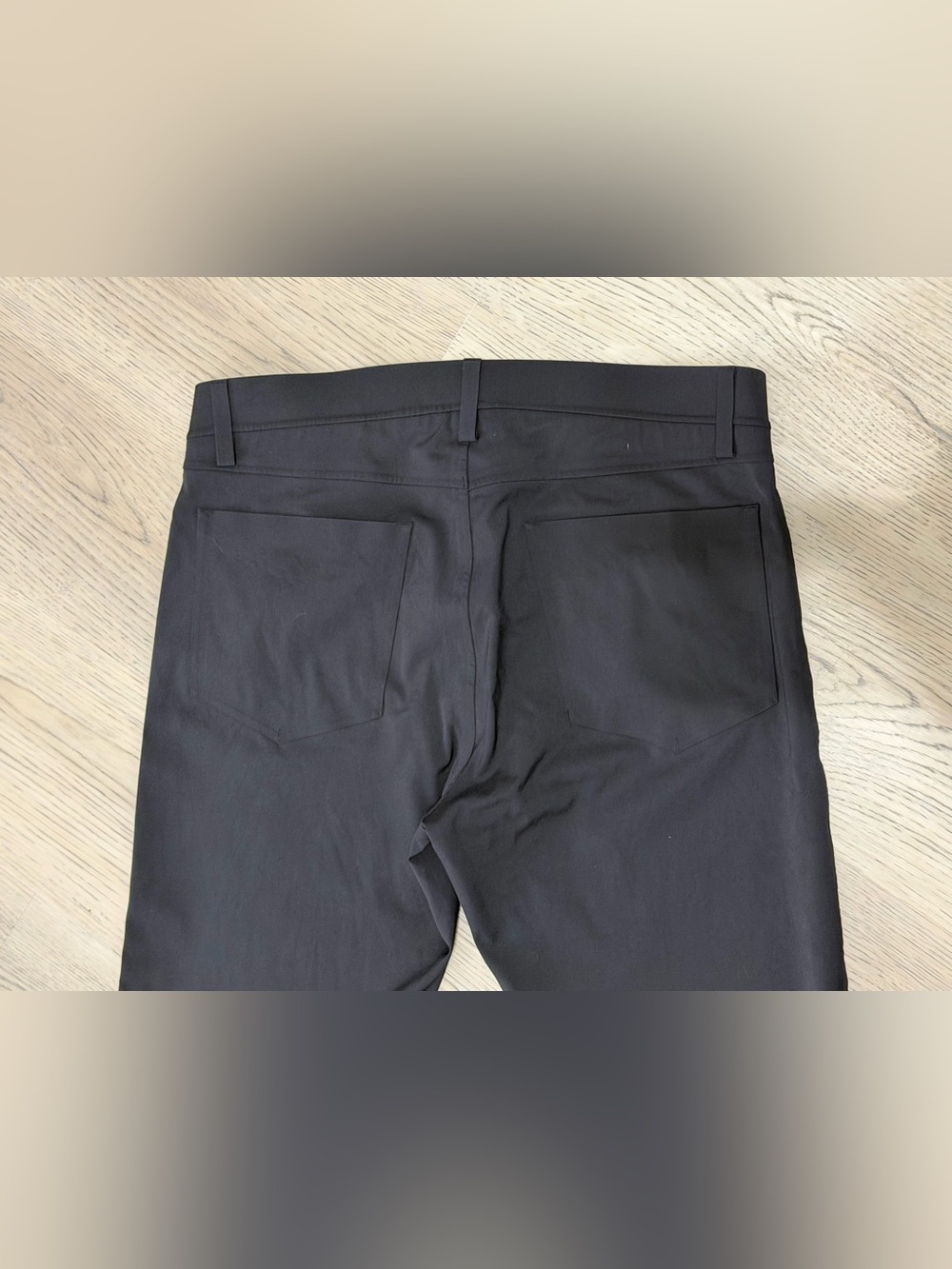 THEORY Raffi Slim Fit Pants Black Neoteric Twill Size 32 (32x28) WORN ONCE $195 - Picture 6 of 9